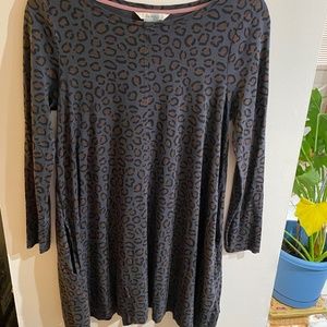 Boden Animal Print Tunic Dress